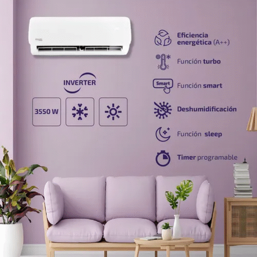 Aire Acondicionado Split Inverter Philco 3550W Phin35ha3bn - Image 4