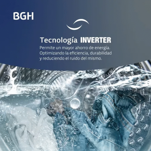 Lavarropas 6kg BGH Automático Inverter Blanco Bwfi06w24ar - Image 4