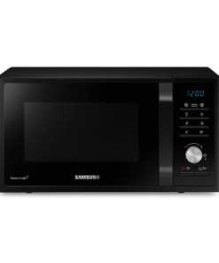Microondas Grill Samsung De Interior Cerámico Negro 23lts Mg23f3k3tak