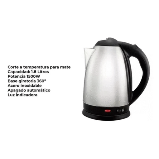 Pava Eléctrica Kanji Home con Corte Mate 1,8Lts KJH-PE15002M - Image 4