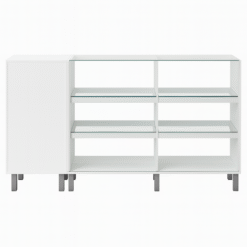 Mueble Mostrador Vitrina 1.50 Metros + Mostrador Caja 50 Cms