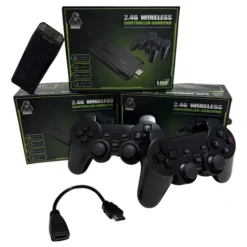 Game Stick Retro Con 2 Joysticks Negra Con Hdmi Color Negro