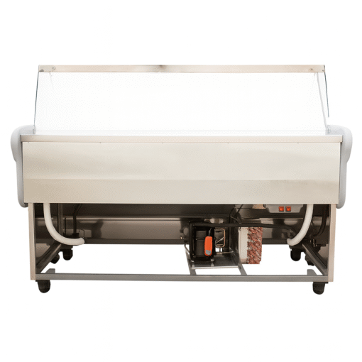 Heladera Exhibidora Batea 125 Con Vidrio Curvo P/ Carniceria - Image 2