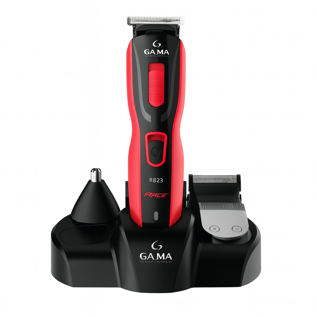 Maquina Cortar Pelo Barba Afeitadora Gama R823 Inalambrica Color Rojo
