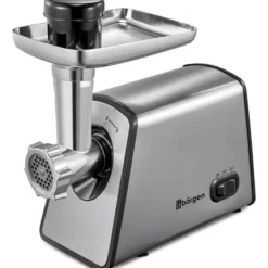 Picadora De Carne Eléctrica Borgen 1500 Watts 3 Disco Acero Inoxidable