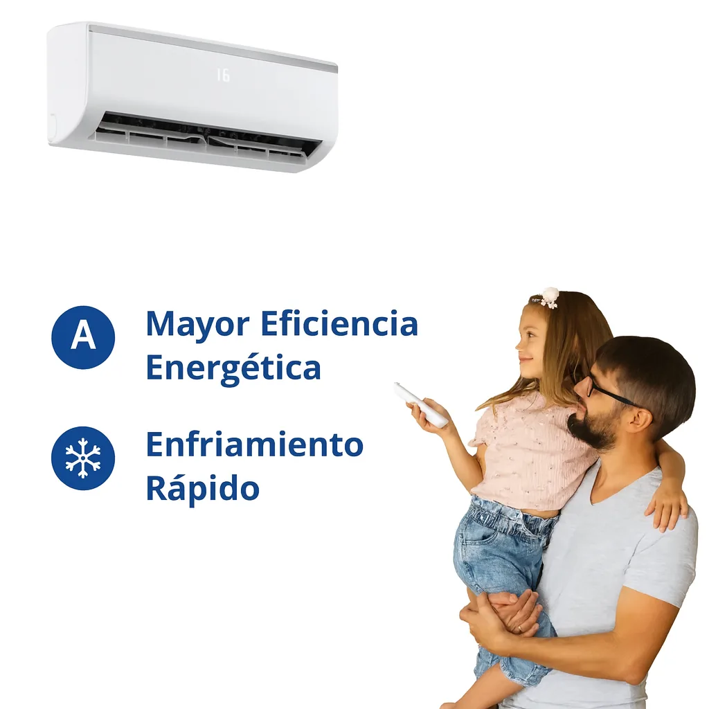 Aire Acondicionado Split F/c Alaska 3500w Blanco - Image 3